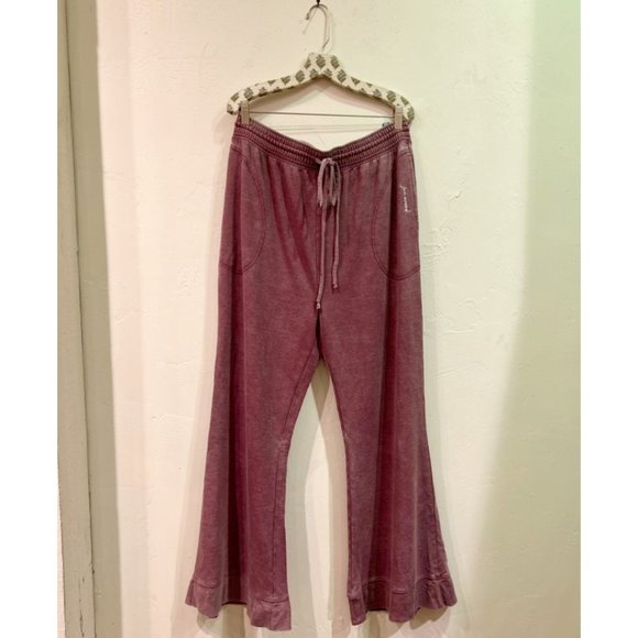 Free People Pants - 🎉LAST CHANCE🎉 NWT Free People Cozy Cool Lounge Pant / Garnet Grotto